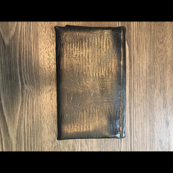 Black Leather Clutch from Vamp Bags - Picture 3 of 4